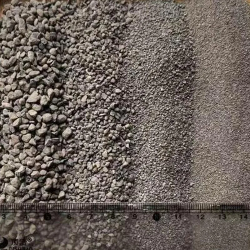 Buried Box Counterweight Sand - bulk material view